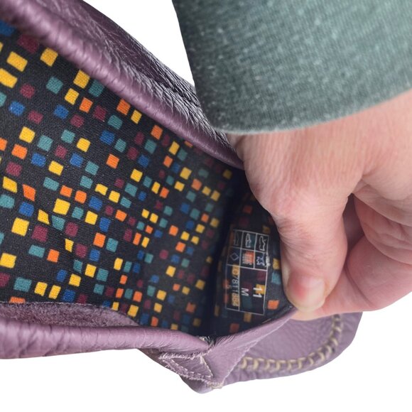 SAS Sunny Slip On Loafer Purple Pebbled Leather US 11 M Comfort Shoes USA Made - Picture 8 of 15